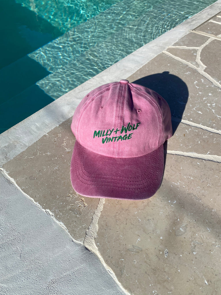 MILLY & WOLF PINK CAP